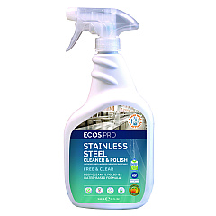 ECOS PRO Stainless Steel Cleaner and Polish, 32 oz Spray (PL93306EA)