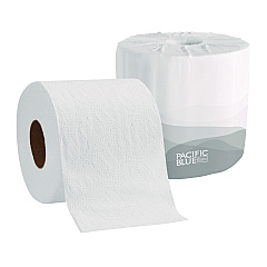 Georgia Pacific Professional Pacific Blue Basic Bathroom Tissue, Septic Safe, 2-Ply, White, 550 Sheets/Roll, 80 Rolls/Carton (1988001)
