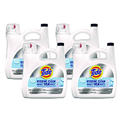 Tide Hygienic Clean Heavy 10x Duty Liquid Laundry Detergent, Unscented, 146 oz Bottle (3077209452)