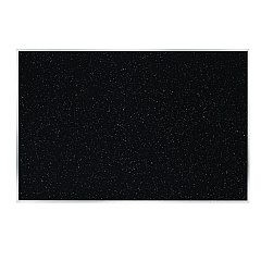 Ghent Recycled Bulletin Board, 87.91 x 48.5, Confetti Surface, Satin Aluminum Frame (ATR47CF)