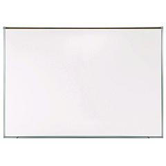 Ghent Proma Projection Magnetic Porcelain Whiteboard, 87.91" x 48.5", White Surface, Satin Aluminum Frame (PRM1474)
