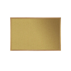 Ghent Natural Cork Bulletin Board with Wood Frame, 87.94" x 48.5", Tan Surface, Natural Oak Frame (WK47)
