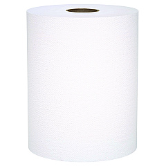 Scott Universal 100% Recycled Fiber Hard Roll Paper Towels, 1-Ply, 8" x 800 ft, White, 6 Rolls/Carton (56158)