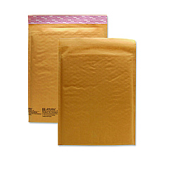 Sealed Air Jiffylite Self-Seal Bubble Mailer, #00, Barrier Bubble Lining, Self-Adhesive Closure, 5 x 10, Golden Brown Kraft, 250/Carton (39091)