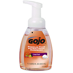 GOJO Premium Foam Antibacterial Hand Wash, Fresh Fruit Scent, 7.5 oz (571006EA)