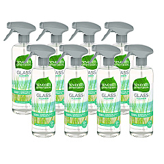 Seventh Generation Natural Glass and Surface Cleaner, Sparkling Seaside, 23 oz Trigger Spray Bottle, 8/Carton (44712CT)