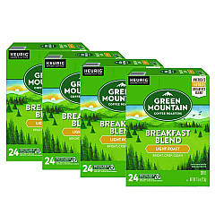Green Mountain Coffee Breakfast Blend Coffee K-Cup Pods, 96/Carton (6520CT)