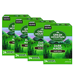 Green Mountain Coffee Dark Magic Extra Bold Coffee K-Cup Pods, 96/Carton (4061CT)