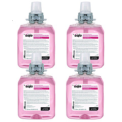 GOJO Luxury Foam Hand Wash Refill for FMX-12 Dispenser, Refreshing Cranberry, 1,250 mL, 4/Carton (516104CT)
