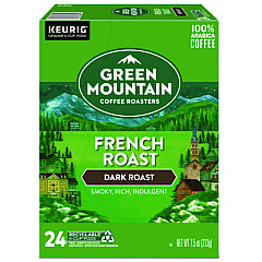 Green Mountain Coffee French Roast Coffee K-Cups, 24/Box (6694)