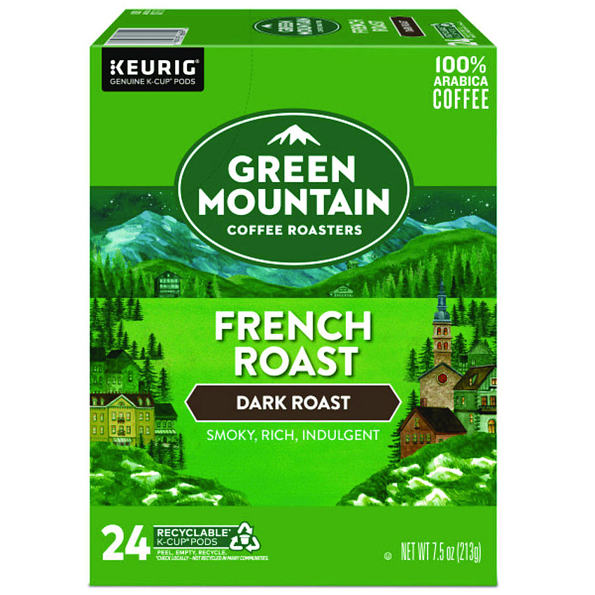 Green Mountain Coffee French Roast Coffee K-Cups, 24/Box (6694)
