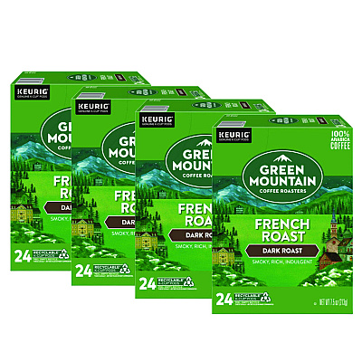 Green Mountain Coffee French Roast Coffee K-Cups, 96/Carton (6694CT)