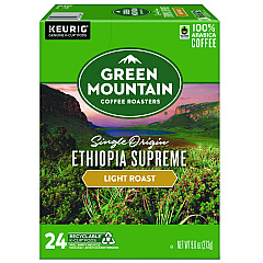 Green Mountain Coffee Ethiopian Supreme K-Cups, 24/Box (8488)
