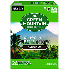 Green Mountain Coffee Fair Trade Organic Sumatran Extra Bold Coffee K-Cups, 24/Box (4060)