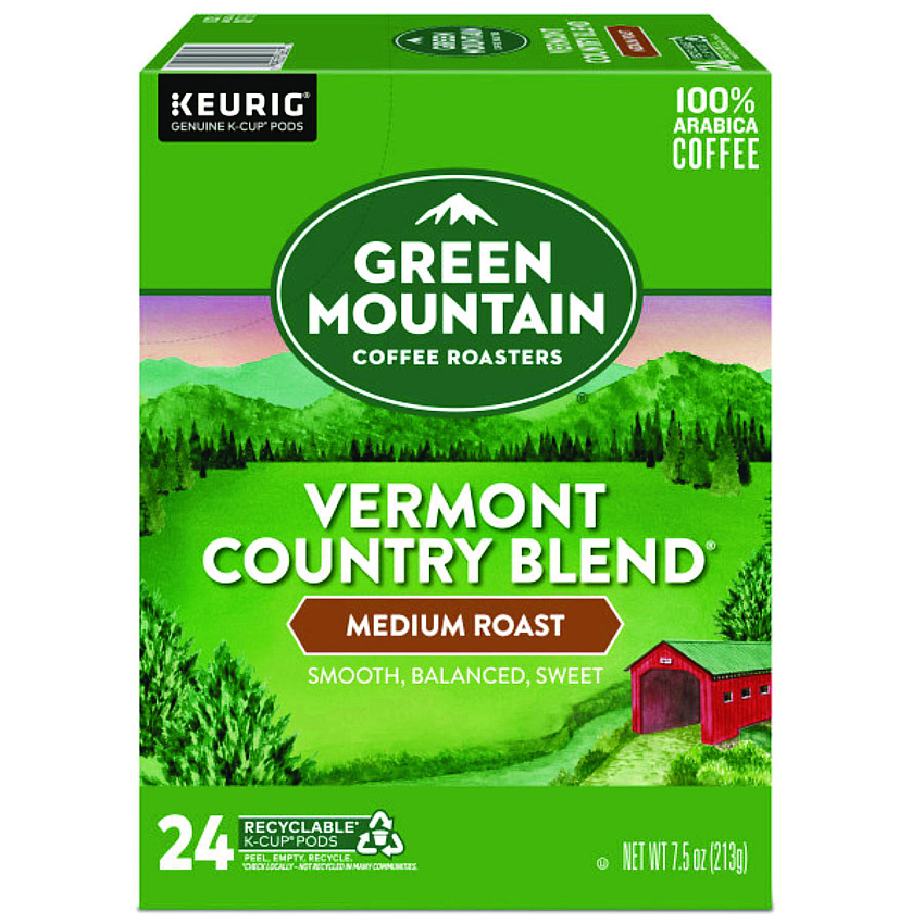 Green Mountain Coffee Vermont Country Blend Coffee K-Cups, 24/Box (6602)