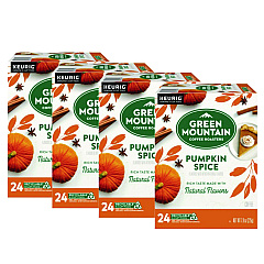 Green Mountain Coffee Fair Trade Certified Pumpkin Spice Flavored Coffee K-Cups, 96/Carton (6758CT)