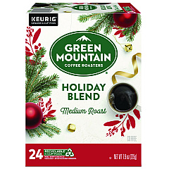 Green Mountain Coffee Holiday Blend K-Cups, Medium Roast, 24/Box (6204)
