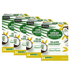 Green Mountain Coffee Island Coconut Coffee K-Cup Pods, 96/Carton (6720CT)