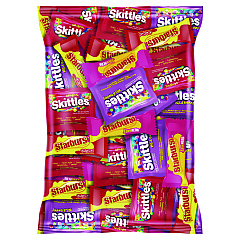 Skittles and Starburst Fun Size Variety Pack, 6 lb 8.4 oz Bag (22000768)