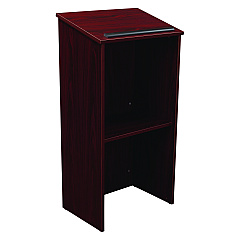 Oklahoma Sound Full Floor Lectern, 23 x 16 x 46.5, Mahogany (222MY)