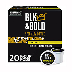 BLK & Bold Brighter Days Coffee K-Cups, 20/Box (5000372406)