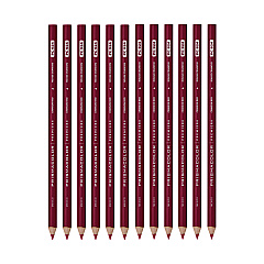 Prismacolor Premier Colored Pencil, Crimson Red Lead, Crimson Red Barrel, 12/Pack (3353)