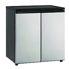 Avanti 5.5 CF Side by Side Refrigerator/Freezer, Black/Stainless Steel (RMS551SS)