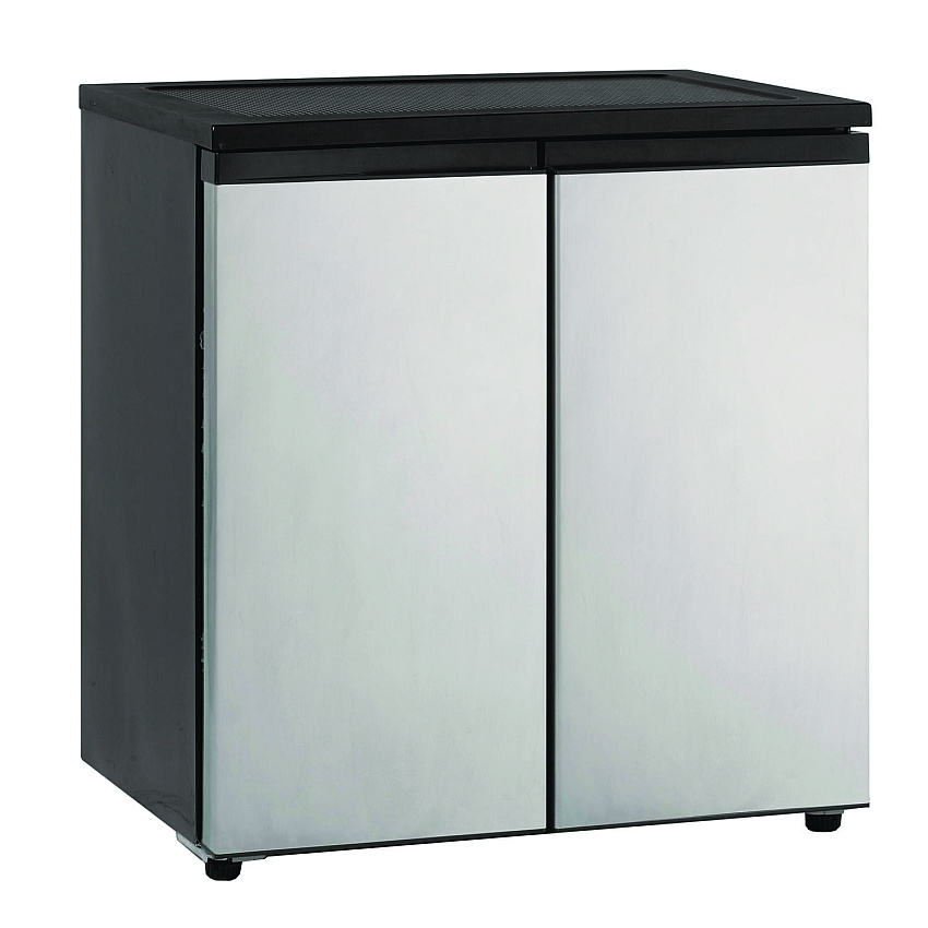 Avanti 5.5 CF Side by Side Refrigerator/Freezer, Black/Stainless Steel (RMS551SS)