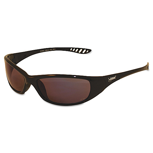 KleenGuard V40 HellRaiser Safety Glasses, Black Frame, Blue Mirror Lens (20543)