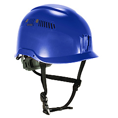 ergodyne Skullerz 8977 Class C Safety Helmet with Adjustable Venting, 6-Point Ratchet Suspension, Blue (60269)