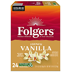 Folgers Vanilla Biscotti Coffee K-Cups, 24/Box (6661)