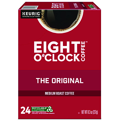 Eight O'Clock Original Coffee K-Cups, 24/Box (6405)