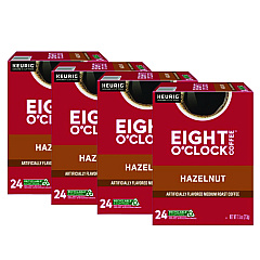 Eight O'Clock Hazelnut Coffee K-Cups, 96/Carton (6406CT)
