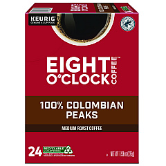 Eight O'Clock Colombian Peaks Coffee K-Cups (6407)