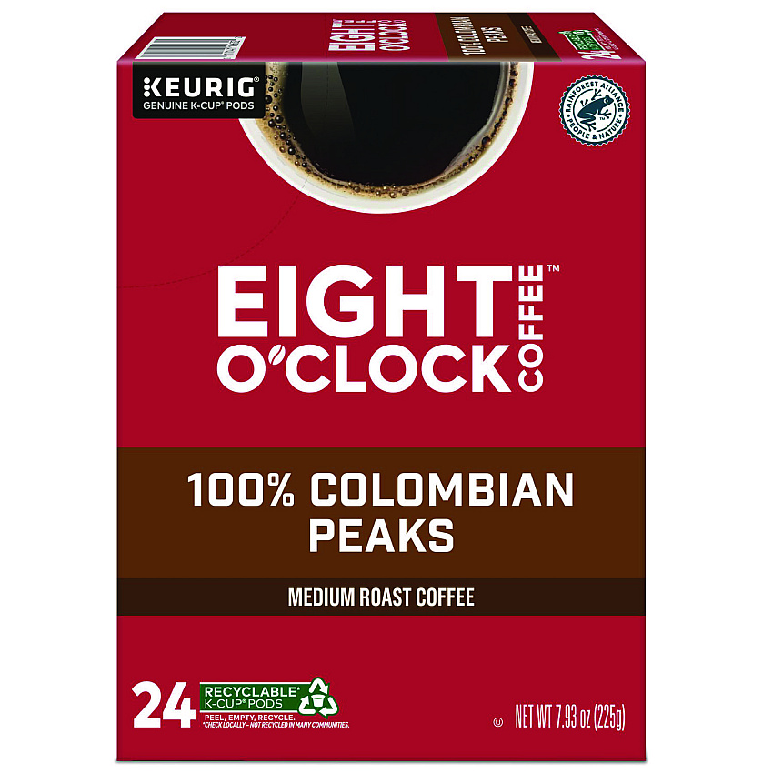 Eight O'Clock Colombian Peaks Coffee K-Cups (6407)