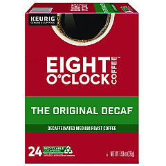Eight O'Clock Original Decaf Coffee K-Cups, 24/Box (6425)