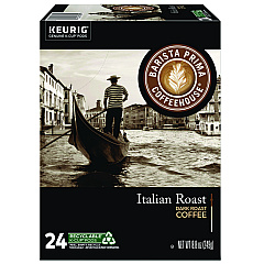 Barista Prima Coffeehouse Italian Roast K-Cups Coffee Pack, 24/Box (8500)