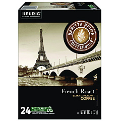 Barista Prima Coffeehouse French Roast K-Cups Coffee Pack, 24/Box (6611)
