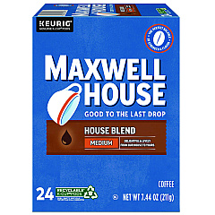 Maxwell House House Blend Coffee K-Cups, 24/Box (5303)