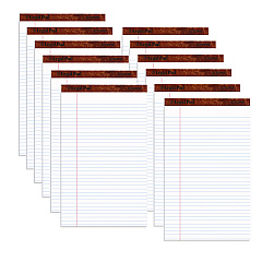 TOPS "The Legal Pad" Ruled Perforated Pads, Wide/Legal Rule, 50 White 8.5 x 14 Sheets, Dozen (7573)