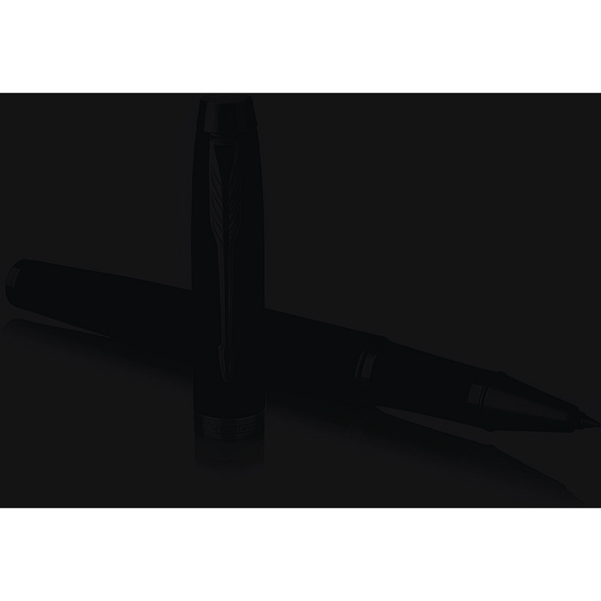 Parker IM Premium Roller Ball Pen, Stick, Fine 0.7 mm, Black Ink, Black/Chrome Barrel (1931658)