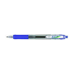 Zebra ECO Jimnie Clip Ballpoint Pen, Retractable, Medium 1 mm, Blue Ink, Translucent Blue Barrel, 12/Pack (22520)