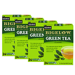 Bigelow Green Tea K-Cup Pack, 24/Box, 4 Box/Carton (6085CT)