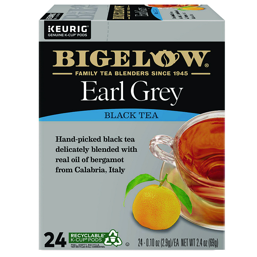 Bigelow Earl Grey Tea K-Cup Pack, 24/Box (6082)