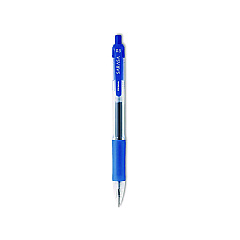 Zebra Sarasa Dry Gel X20 Gel Pen, Retractable, Fine 0.5 mm, Blue Ink, Translucent Blue Barrel, 12/Pack (46720)