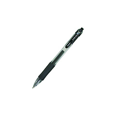 Zebra Sarasa Dry Gel X20 Gel Pen, Retractable, Medium 0.7 mm, Black Ink, Smoke Barrel, 12/Pack (46810)