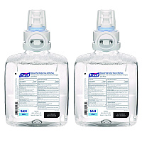 PURELL Green Certified Advanced Refreshing Foam Hand Sanitizer, For CS8, 1,200 mL, Fragrance-Free, 2/Carton (785102CT)