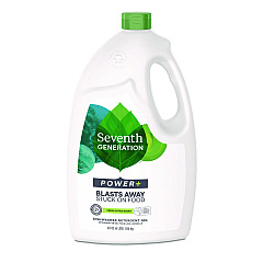 Seventh Generation Natural Automatic Dishwasher Gel, Ultra Power Plus, Fresh Citrus, 65 oz Bottle (22929)
