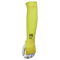 MCR Safety Economy Series DuPont Kevlar Fiber Sleeves, One Size Fits All, Yellow, 1 Pair (9378TE)