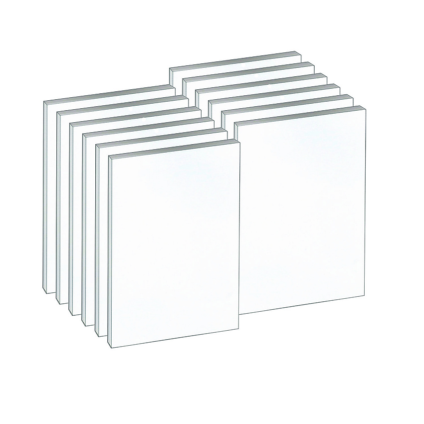 TOPS Second Nature Recycled Unruled Memo Pads, 4 x 6, White, 100 Sheets, 12/Pack (74716)